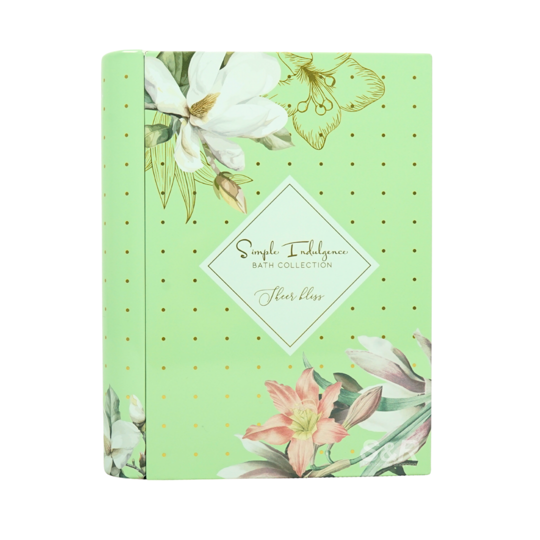 Simple Indulgence Bath Collection Sheer Bliss Tin Book Set